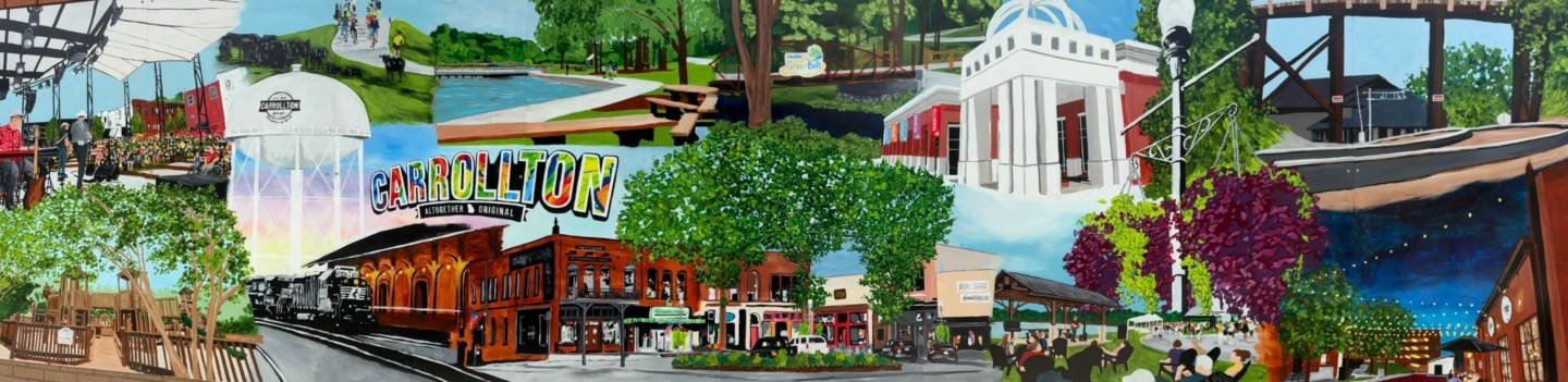 Carrollton, GA mural.
